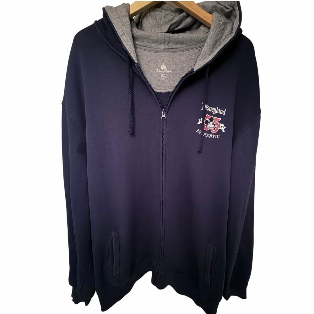 Disney Parks Disneyland 1955 Authentic Mickey Mouse Full Zip Hoodie XXXL